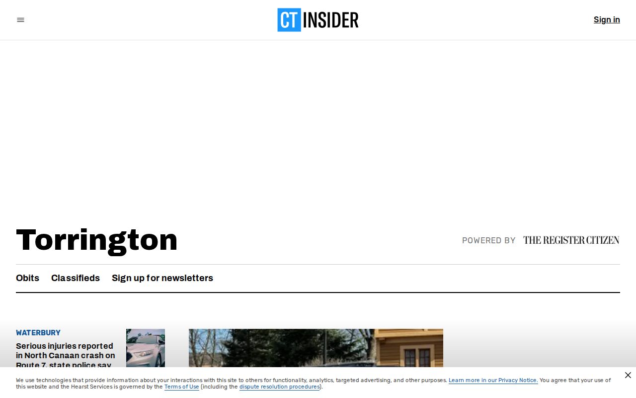 CT Insider Torrington Litchfield County crime news stream